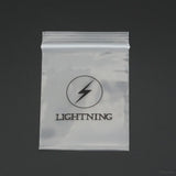 100Pcs 4x6cm Lightning Ziplock Clear PE Bags Jewelry Packing Plastic Bag
