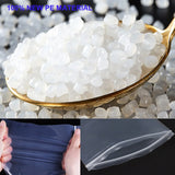 100Pcs 4x6cm Lightning Ziplock Clear PE Bags Jewelry Packing Plastic Bag