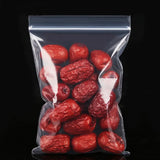 100Pcs Jewelry Packaging Zip Bags Fresh Bag Transparent Zip Lock DIY Stockpile