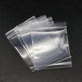 100Pcs Jewelry Packaging Zip Bags Fresh Bag Transparent Zip Lock DIY Stockpile