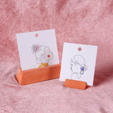 100Pcs Jewelry Earring Display Cards Necklace Packaging Stand Tag Logo