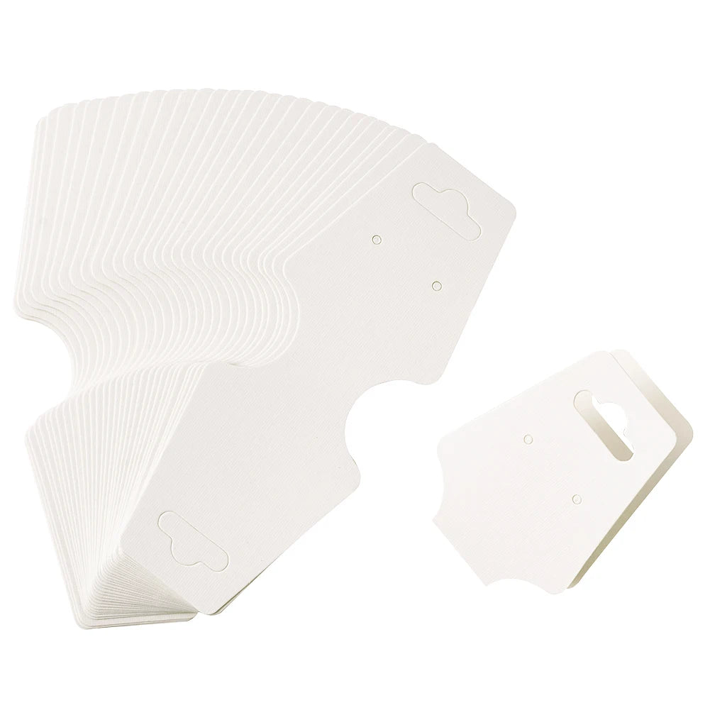 100Pcs Jewelry Packaging Cards for Necklace Bracelet Hairband