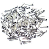 100Pcs Studs Spikes Punk Cone Acrylic Earring Bracelets DIY Findings 23mm