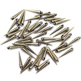 100Pcs Studs Spikes Punk Cone Acrylic Earring Bracelets DIY Findings 23mm