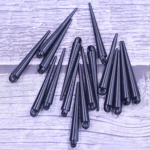 100Pcs Acrylic Spike Studs for Earring Charms Necklace Jewelry DIY