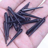 100Pcs Acrylic Spike Studs for Earring Charms Necklace Jewelry DIY