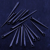 100Pcs Acrylic Spike Studs for Earring Charms Necklace Jewelry DIY