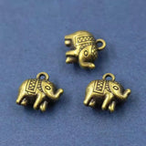 12x11mm DIY Elephant Pendant Hair Accessory Hair Ring