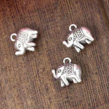 12x11mm DIY Elephant Pendant Hair Accessory Hair Ring