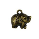 12x11mm DIY Elephant Pendant Hair Accessory Hair Ring