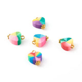 100Pcs Polymer Clay Charms Mixed Styles DIY Jewelry Making Supplies