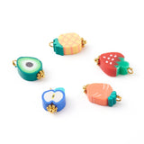 100Pcs Polymer Clay Charms Mixed Styles DIY Jewelry Making Supplies