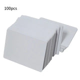 100Pcs Inkjet PVC ID Cards Double Sided DIY ID Badge Cards