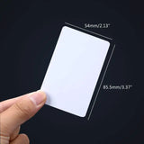 100Pcs Inkjet PVC ID Cards Double Sided DIY ID Badge Cards