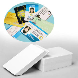 100Pcs Inkjet PVC ID Cards Double Sided DIY ID Badge Cards
