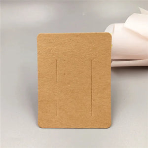 100Pcs Love Hair Clip Display Cards Jewelry Packaging Card