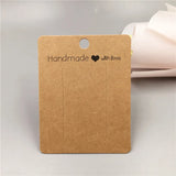 100Pcs Love Hair Clip Display Cards Jewelry Packaging Card