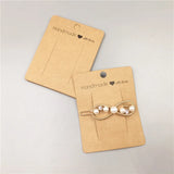 100Pcs Love Hair Clip Display Cards Jewelry Packaging Card