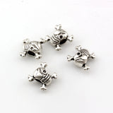 100Pcs Double-Sided Skull Big Hole Beads For Jewelry Making