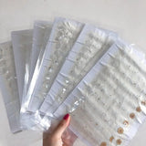 100Pcs Natural Dried Daisy Pressed Flowers for Crafts Resin Nail Stickers
