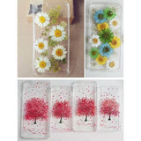 100Pcs Natural Dried Pressed Flowers Daisy Resin Jewelry Nail Stickers