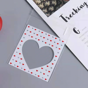 100Pcs Resealable Dot Sachets Ziplock Food Packaging Freshness DIY Storage