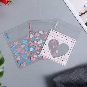 100Pcs Resealable Dot Sachets Ziplock Food Packaging Freshness DIY Storage