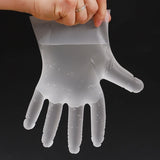 100Pcs Resin CPE Gloves Disposable Strong High Chemical Resistant