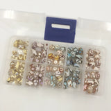 100Pcs Natural Stone Loose Bead Mix Colors 7*10MM Oval 8MM Round