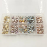 100Pcs Natural Stone Loose Bead Mix Colors 7*10MM Oval 8MM Round