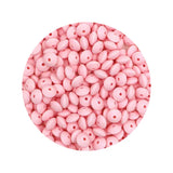 100Pcs Silicone Lentil Bead 12MM Baby Teether DIY Nipple Chain Jewelry Beads