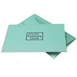 100 Pcs Silver Cleaning Polishing Cloth Package Jewelry Suede Maintenance