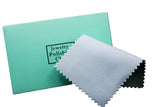 100 Pcs Silver Cleaning Polishing Cloth Package Jewelry Suede Maintenance