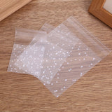 100Pcs Snowflake Christmas Plastic Candy Cookie Gift Bags