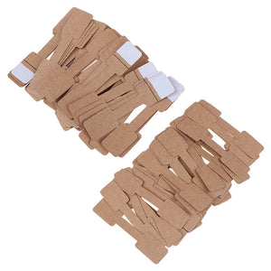100Pcs Blank Tags for Jewelry Packaging Necklace Bracelets Stickers