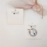 100Pcs Square Headdress Card DIY Hairpin Accessories Packaging Card 6*6cm
