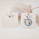 100Pcs Square Headdress Card DIY Hairpin Accessories Packaging Card 6*6cm