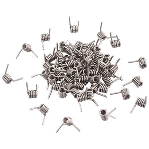 100Pcs Stainless Steel Barb Wire Tube Beads For Jewelry Making