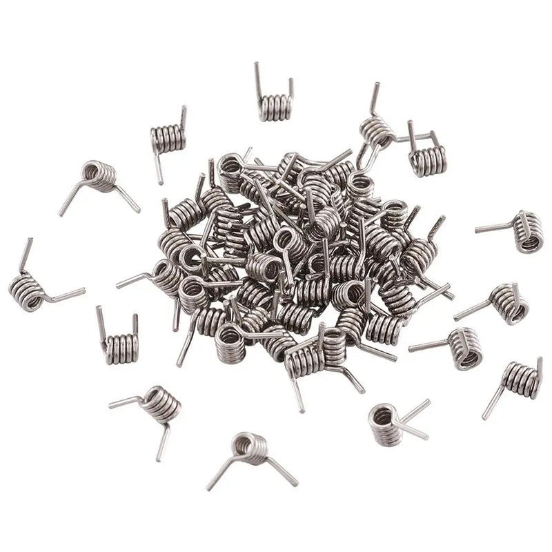 100Pcs Stainless Steel Barb Wire Tube Beads For Jewelry Making