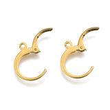 100Pcs Stainless Steel Leverback Earring Clasp Hooks