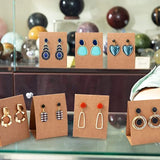100Pcs Earring Display Cards Blank Holder Paper for Jewelry Packaging