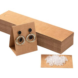 100Pcs Earring Display Cards Blank Holder Paper for Jewelry Packaging