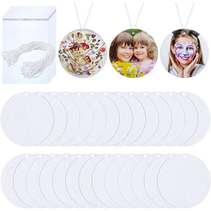 100Pcs Sublimation Air Freshener Blanks DIY Scented Sheets for Car