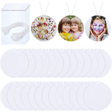 100Pcs Sublimation Air Freshener Blanks DIY Scented Sheets for Car