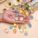100Pcs Acrylic Strawberry Beads 10 Colors 25.5mm for Bracelet DIY Jewelry