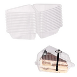 100Pcs Triangle Cheesecake Boxes Cake Box Triangle Pie Holders
