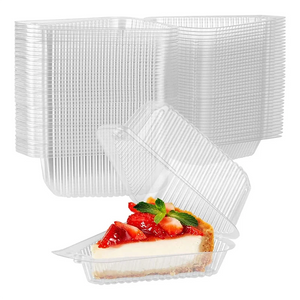 100Pcs Triangle Cheesecake Boxes Cake Box Triangle Pie Holders