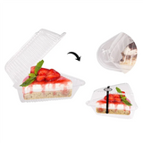 100Pcs Triangle Cheesecake Boxes Cake Box Triangle Pie Holders