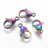 100Pcs Stainless Steel Lobster Claw Clasps for DIY Jewelry Making