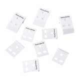 100Pcs Earring Display Cards Ear Studs Organizer Holder Earring Cards 38x30mm